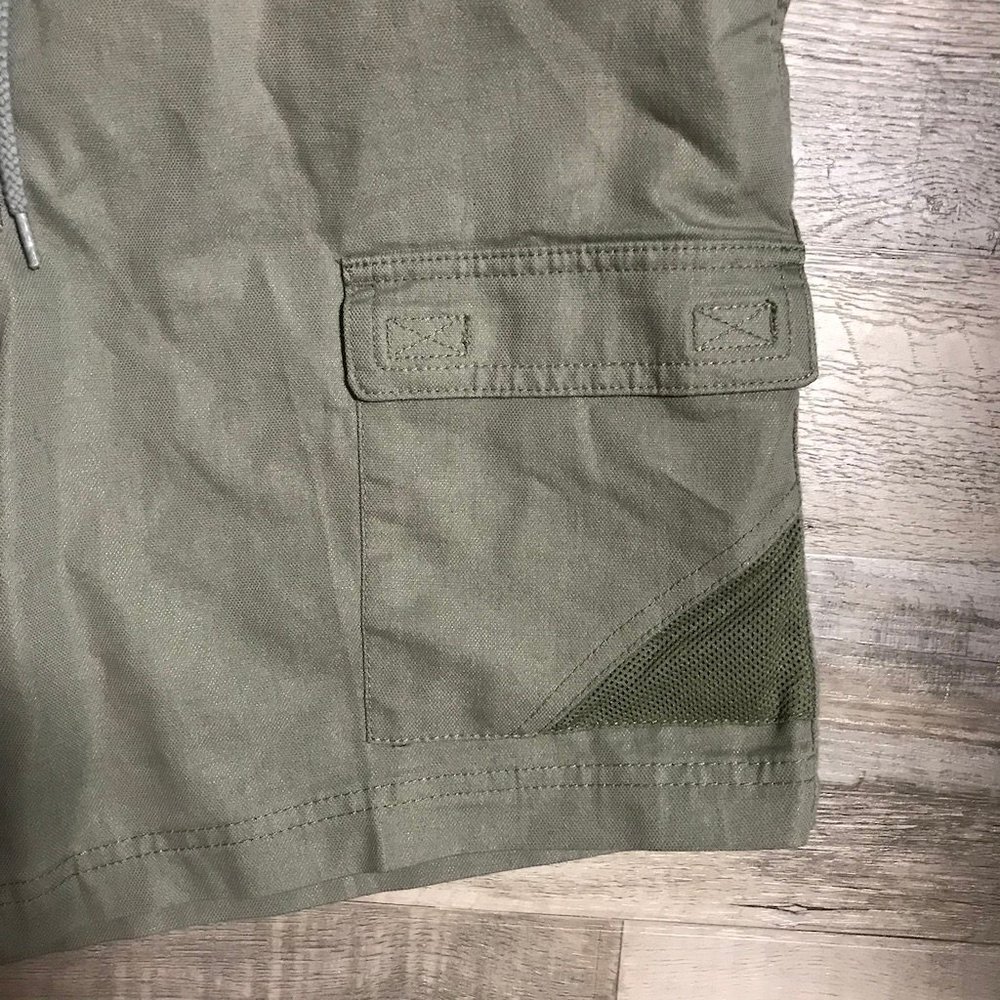 Magellan Light Olive Green Drawstring Shorts - image 4